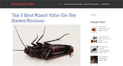 Desktop Screenshot of bestroachkiller.com