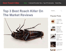 Tablet Screenshot of bestroachkiller.com